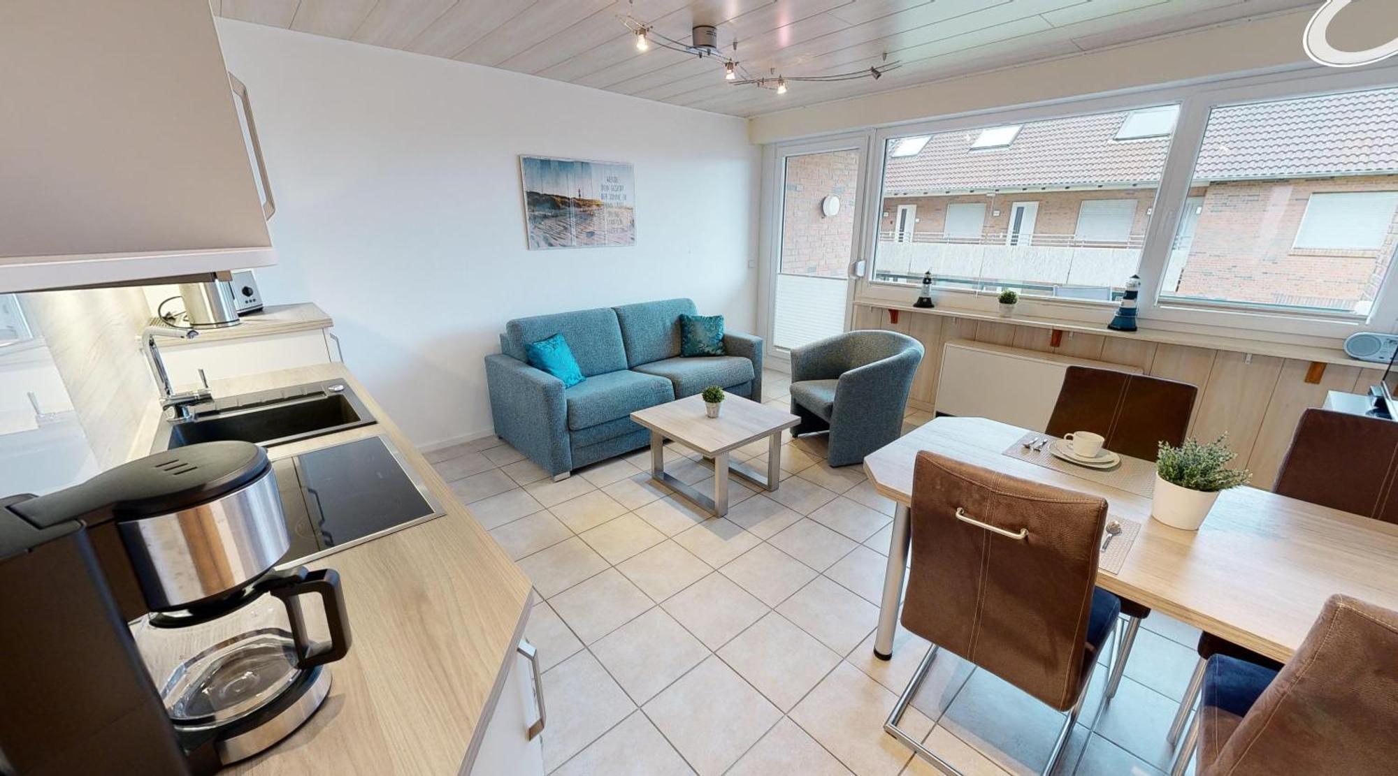 Moin Am Deich - Deich 13 C 61 Appartement Norddeich  Buitenkant foto